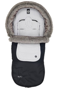 Мешок на ноги с мехом Kiddy Mix'n Match Footmuff