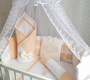 Набор в кроватку Ecoline ЖЕМЧУЖИНА (20 предметов) с конвертом