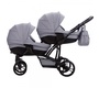 Коляска для двойни Bebetto42 Сomfort PRO 3 в 1 (100% экокожа) 