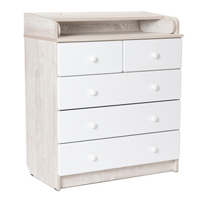 Пеленальный комод BEBIZARO WAXED FIVE