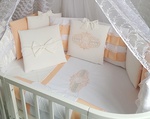 Набор в кроватку Ecoline ЖЕМЧУЖИНА (17 предметов) 