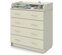 АТОН Комод Сириус 804 ЛДСП с шариковыми направляющими 4 ящ.