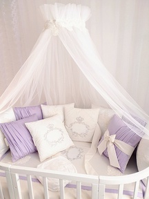 Набор в кроватку Ecoline Paula (19 предметов)