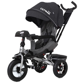 Велосипед трехколесный Baby Tilly CAYMAN T-381 с поворотным сидением и наклоном спинки