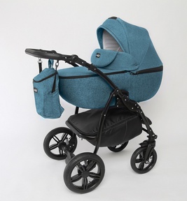 Коляска Peppy Sandra 2 в 1 с большой люлькой 