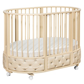 Кровать трансформер Островок Уюта EVA декор VIP, маятник, колеса