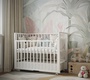 Детская кроватка Mika Долорес маятник, колеса, автостенка