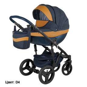 Коляска Adamex Monte Deluxe Carbon 2 в 1