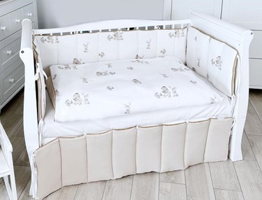 Комплект белья в кроватку Lepre Happy Friends New (6 предметов)