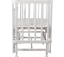 Кровать Indigo Bella 120х60 см с продольным маятником и колесами