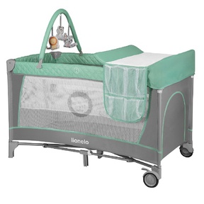 Манеж кровать Lionelo LO-Flower с аксессуарами