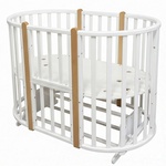 Кровать Кедр Фиалка (круг - овал) с поперечным маятником