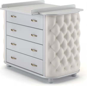 Детский комод Гандылян Тиффани декор пуговицы