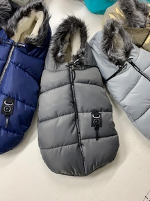 Зимний меховой конверт Ecoline Sport с натуральной опушкой 