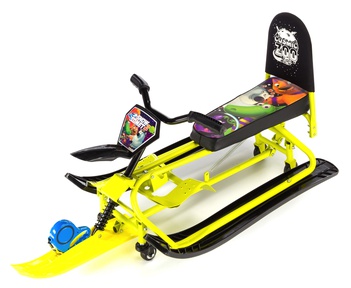 Снегокат-трансформер с колесиками и спинкой Small Rider Snow Comet 2 