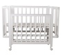 Кровать Indigo Bella 120х60 см с продольным маятником и колесами