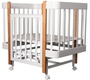 Кровать Indigo Tiny 100х70 см с продольным маятником и колесами