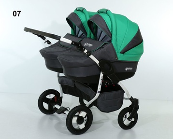Детская коляска 2 в 1 Verdi Twin для двойни