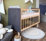 Кроватка для новорожденных Dreams Soft с велюром 