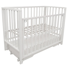 Детская кровать Indigo Norden с маятником, колесами, ящиком, автостенкой