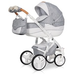 Детская коляска Riko Bruno Luxe 3 в 1 с автолюлькой 