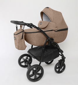 Коляска Peppy Sandra 2 в 1 с большой люлькой 