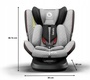 Автокресло Lionelo Bastiaan One поворотное 