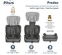 Автокресло PITUSO Prados Isofix 9-36 кг