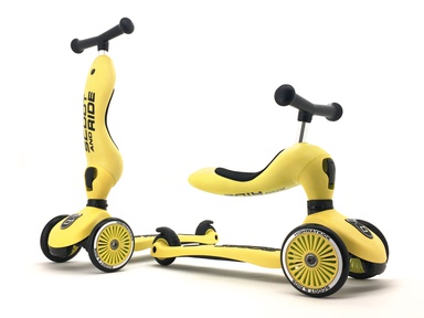 Детский трехколесный самокат с сиденьем Scoot&Ride HighwayKick 1 (Seat)