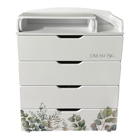 Детский комод Indigo Baby Line 800/4 ЛДСП, МДФ с пеленальной доской 