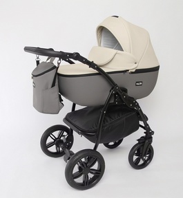 Коляска Peppy Sandra 2 в 1 с большой люлькой 