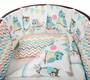 Комплект в кроватку для новорожденного Nuovita Gufi 6 предметов