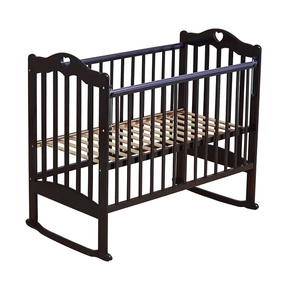 Кровать детская Мой малыш Barney 5 (колесо-качалка, автостенка)