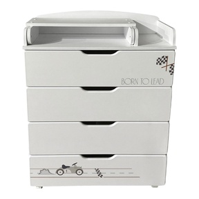 Детский комод Indigo Baby Line 800/4 ЛДСП, МДФ с пеленальной доской 