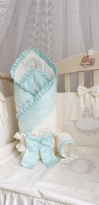 Конверт одеяло на выписку из роддома Ecoline Cherry Flower