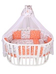 Комплект Amarobaby Premium Лес в кроватку 18 предметов 
