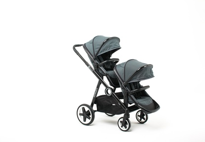 Коляска для двойни и погодок BabyZz Dynasty (2 прогулочных блока)