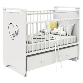 Кровать детская Атон ГЕРДА с маятником и ящиком 