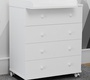 Комод Mika Eva 800/4 со съемным пеленальным столиком