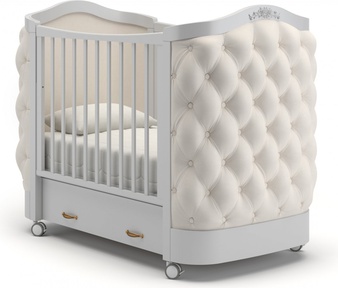 Детская кровать Гандылян Тиффани (пуговицы, колеса)