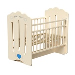 Кровать ВДК LITTLE HEART колесо-качалка, маятник