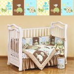 Комплект для детской кроватки Giovanni Froggy Friends ("Shapito") 7 пред. 