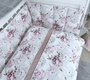 Комплект белья в кроватку Lepre Lovely Roses New 6 предметов