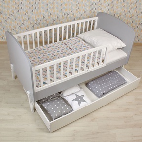 Кровать детская Polini kids Mirum 2010 c ящиком 160х80 см
