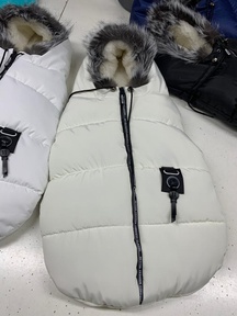 Зимний меховой конверт Ecoline Sport с натуральной опушкой 