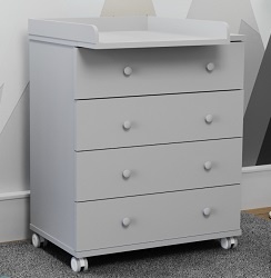 Комод Mika Eva 800/4 со съемным пеленальным столиком
