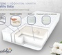 Матрас AmaroBaby с эффектом памяти Healthy Baby (прямоугольный) 120х60 см 