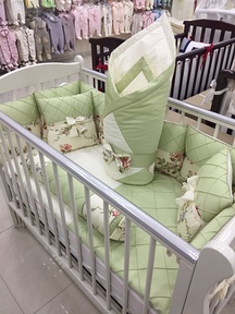 Набор в круглую и овальную кроватку Ecoline Emely (19 предм.)