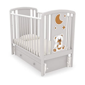 Кровать Angela Bella Жаклин с универсальным маятником (мишка с соской)