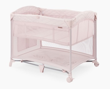 Манеж кровать Happy Baby Wilson с регулируемым бортом